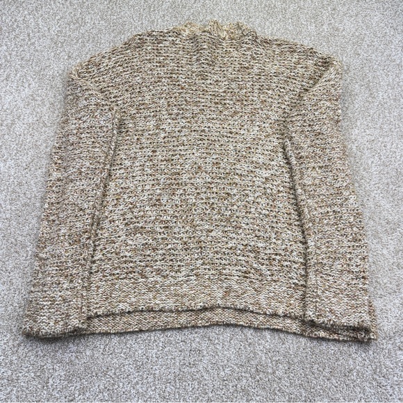 NWT St John’s Bay Textured Knit Sweater Women’s Size PXXL Tan Tweed - Picture 6 of 12